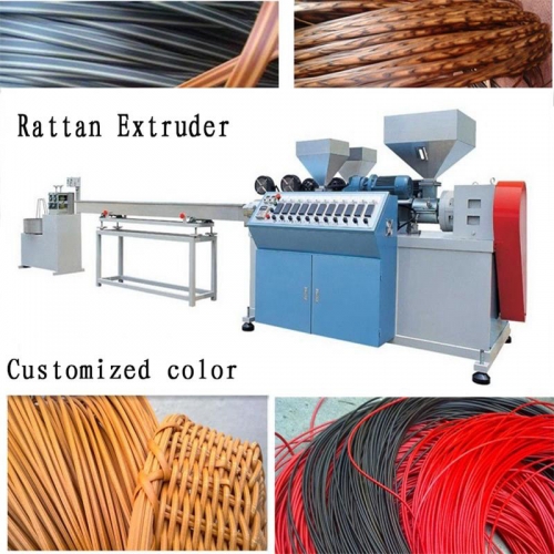2019 Popular Five Color Plastic Rattan Extruder