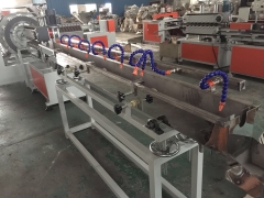 PVC twinsted reinforce pressure tube extruder
