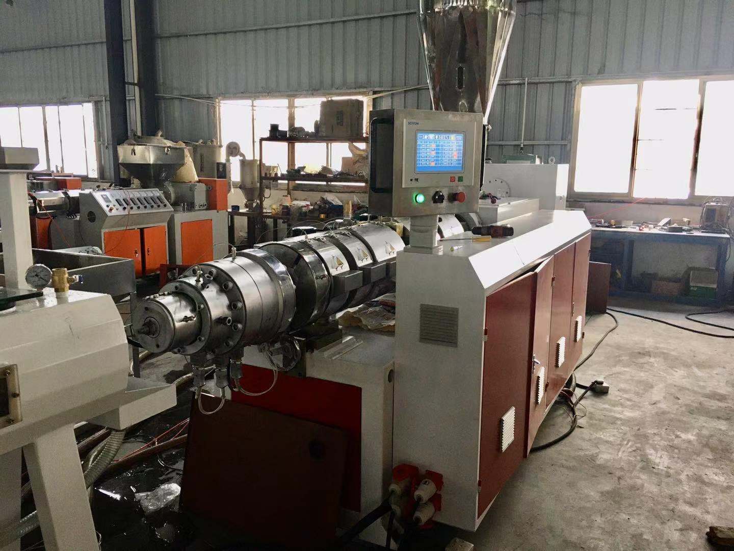 PVC 80 Conical twin pipe line