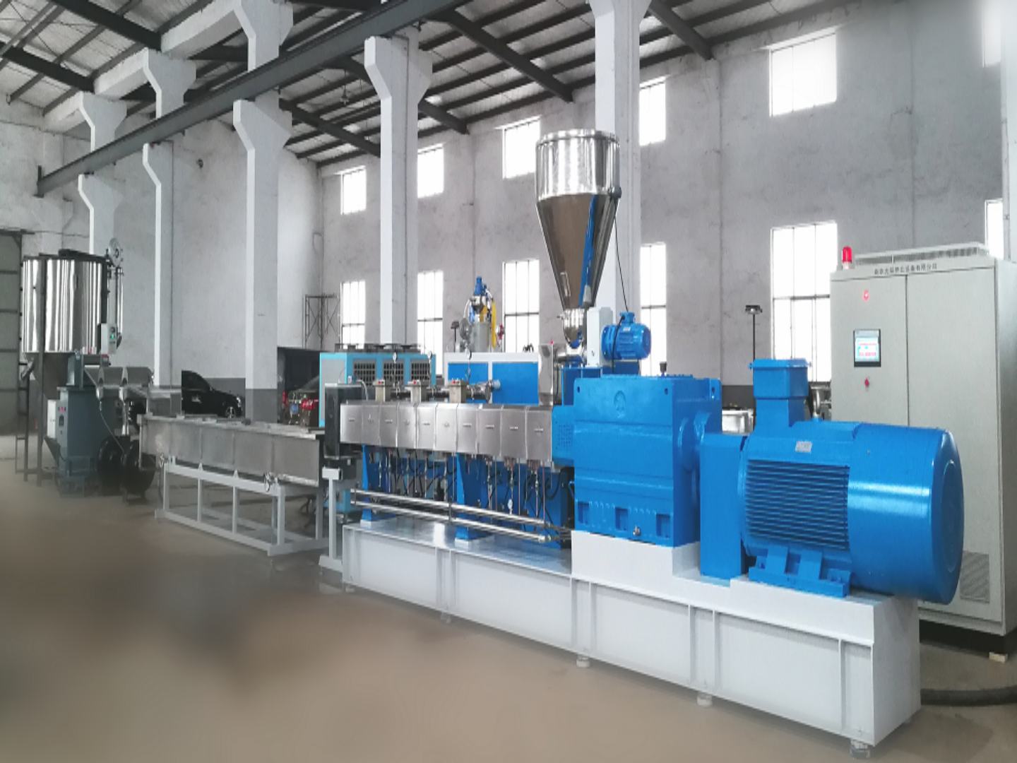 PET Parallel twin screw granulating extrude
