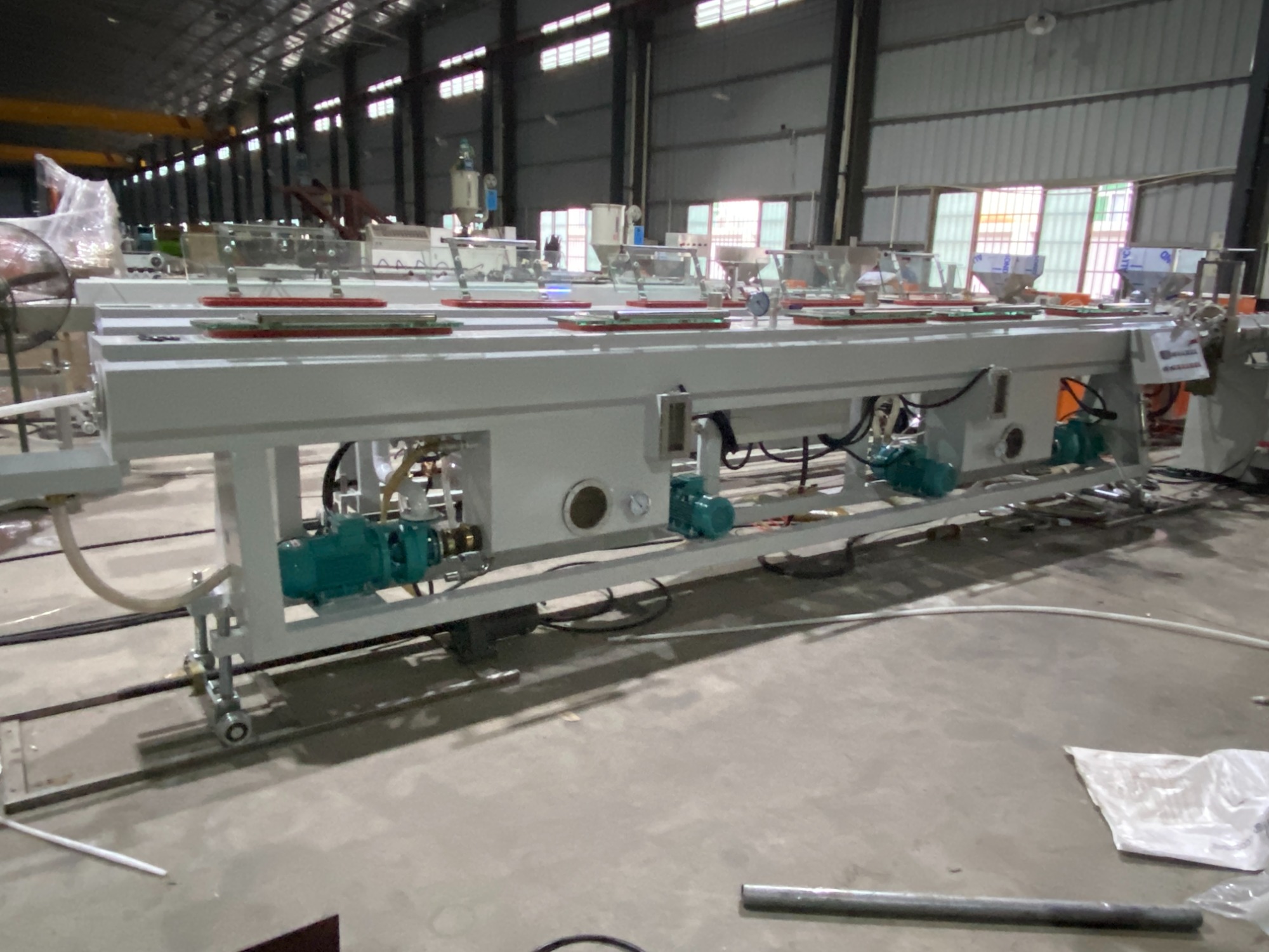 PP pipe extrusion line